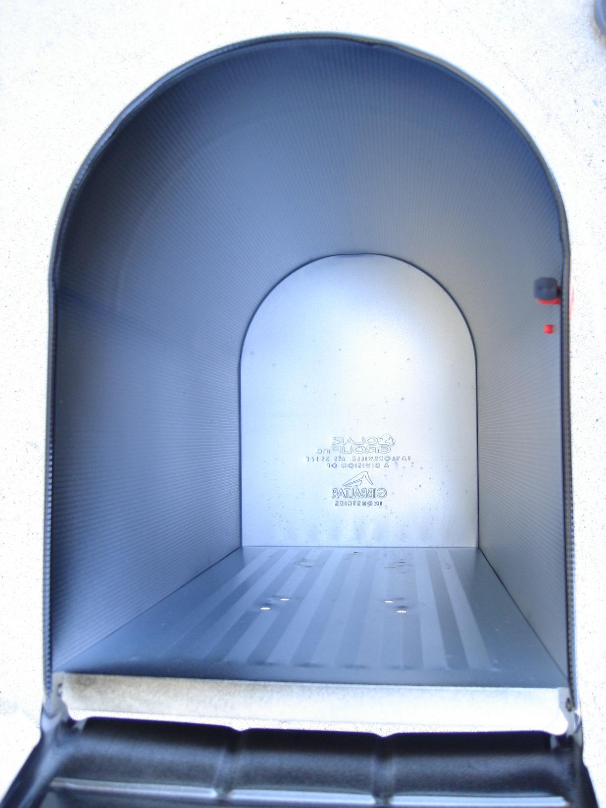 Gibraltar Mailboxes Stanley Extra-Large Capacity Galvanized Steel Grey, Post-Mount Mailbox, ST200000 customer photo 1