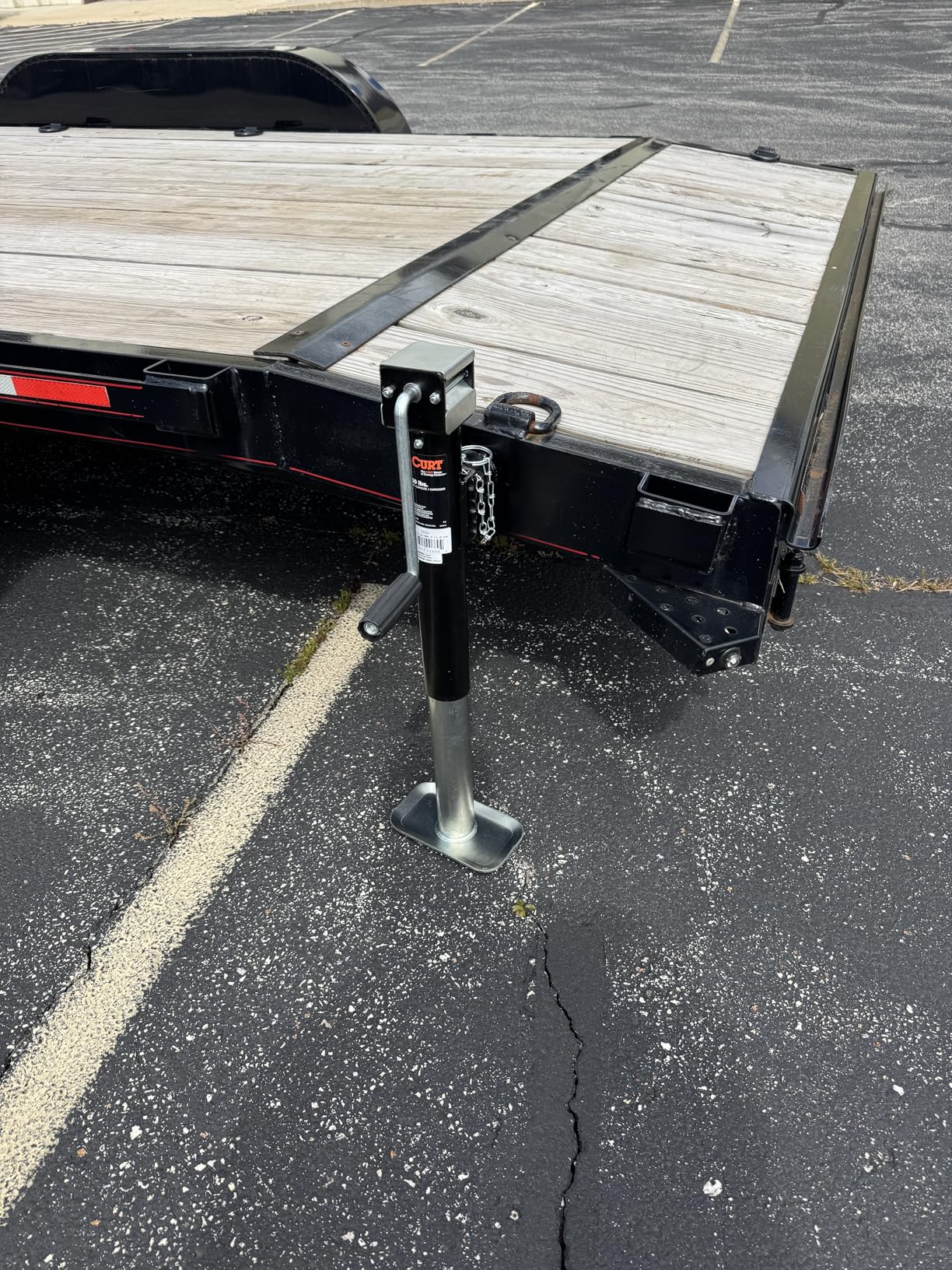 CURT 28354 Weld-On Pipe-Mount Swivel Trailer Jack, 5,000 lbs., 10 Inches Vertical Travel customer photo 1