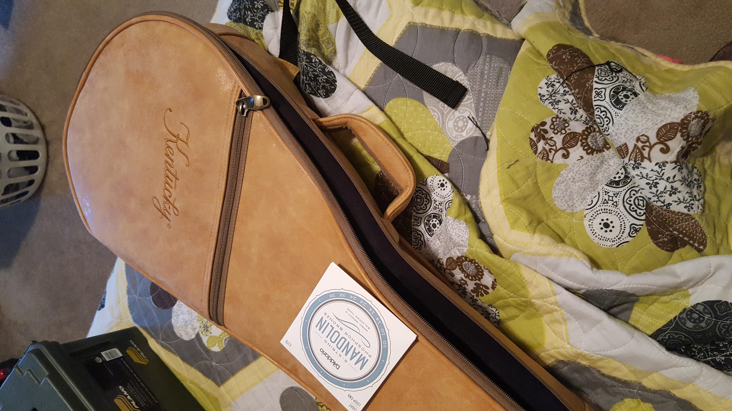 Kentucky KM-140 8-String Mandolin, Sunburst customer photo 1