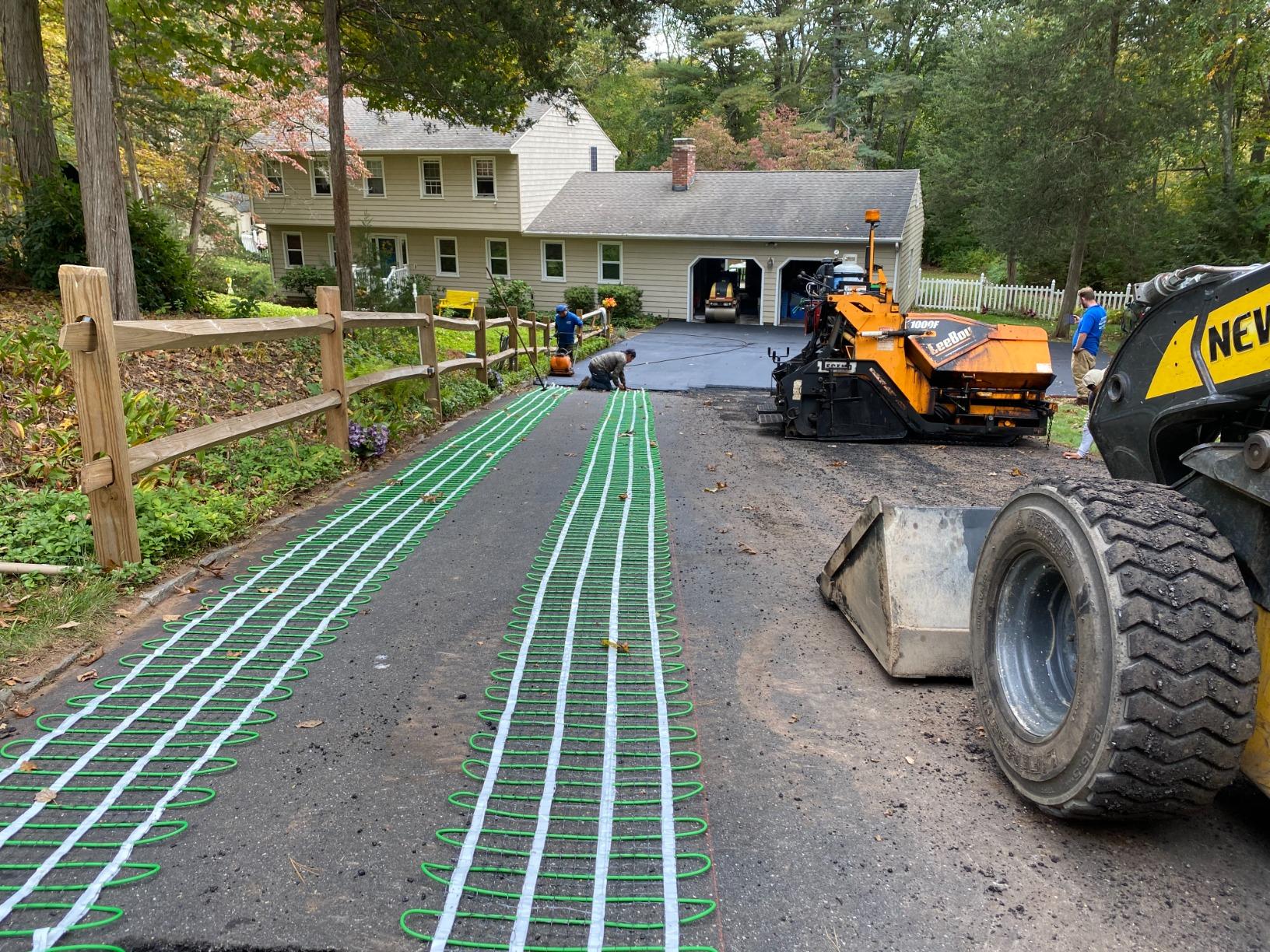 WarmlyYours 2x50 ft. Electric Ice and Snow Melting Mat 240V 5009 Watts - Embedded Under Asphalt, Concrete, or Pavers - Radiant Heated Driveway, Walkways, Sidewalks, Patios, Porch, Ramps PowerMat customer photo 2