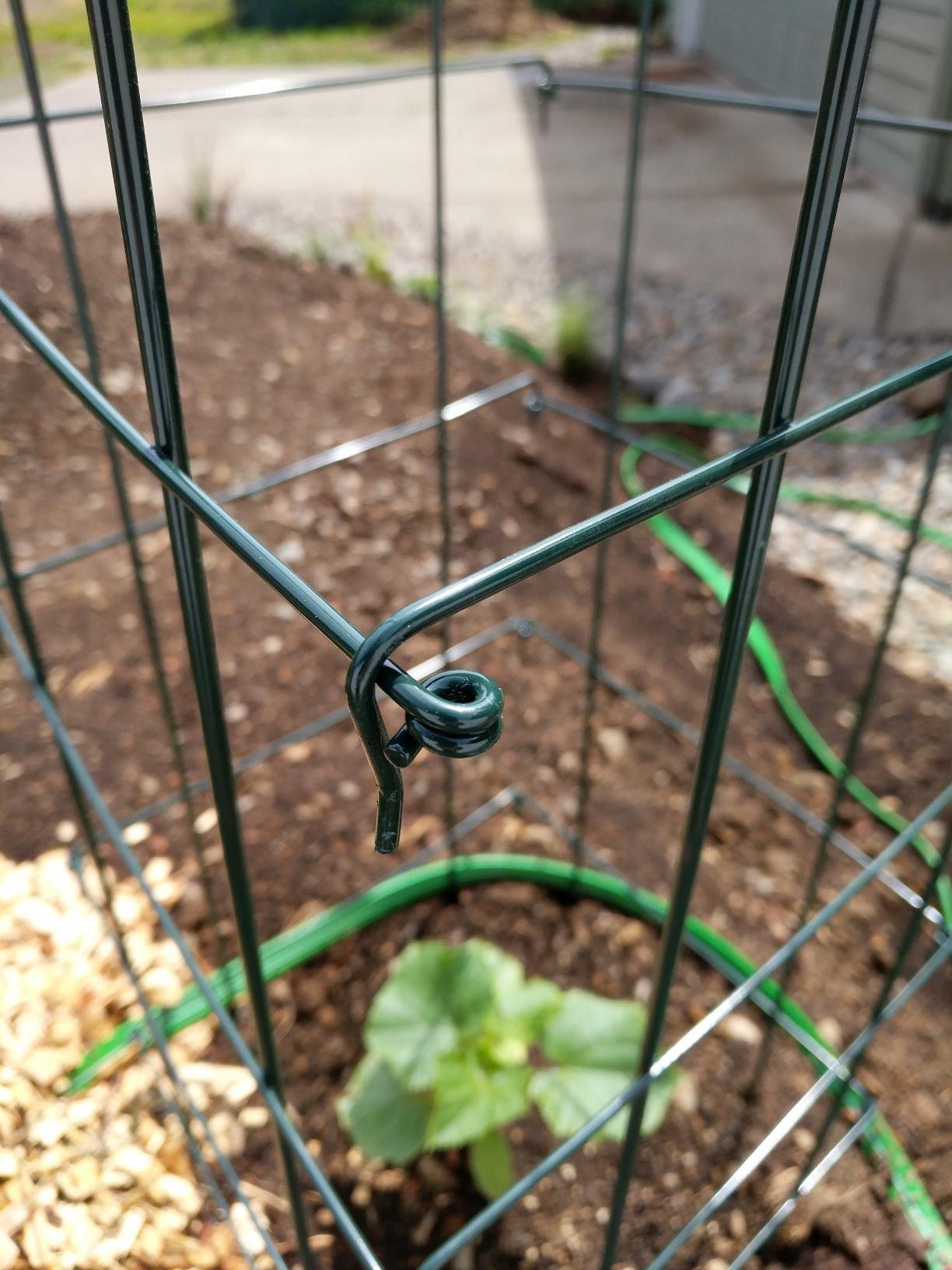 Gardeners Supply Company Large Bean Tower Plant Support | Sturdy Weatherproof Outdoor Beans, Tomato & Other Climbing Vegetable Garden Stake | 75