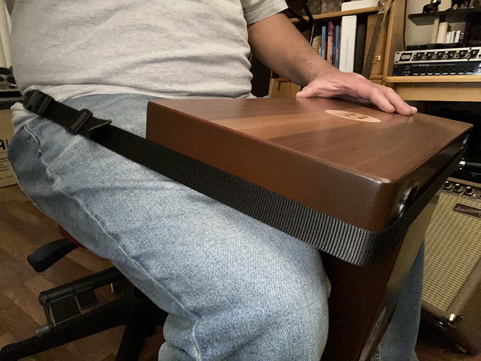 Meinl Slaptop Cajon Box Drum with Internal Snares and Forward Projecting Sound Ports - NOT MADE IN CHINA - Walnut Playing Surface, 2-YEAR WARRANTY (TOPCAJ2WN) customer photo 2