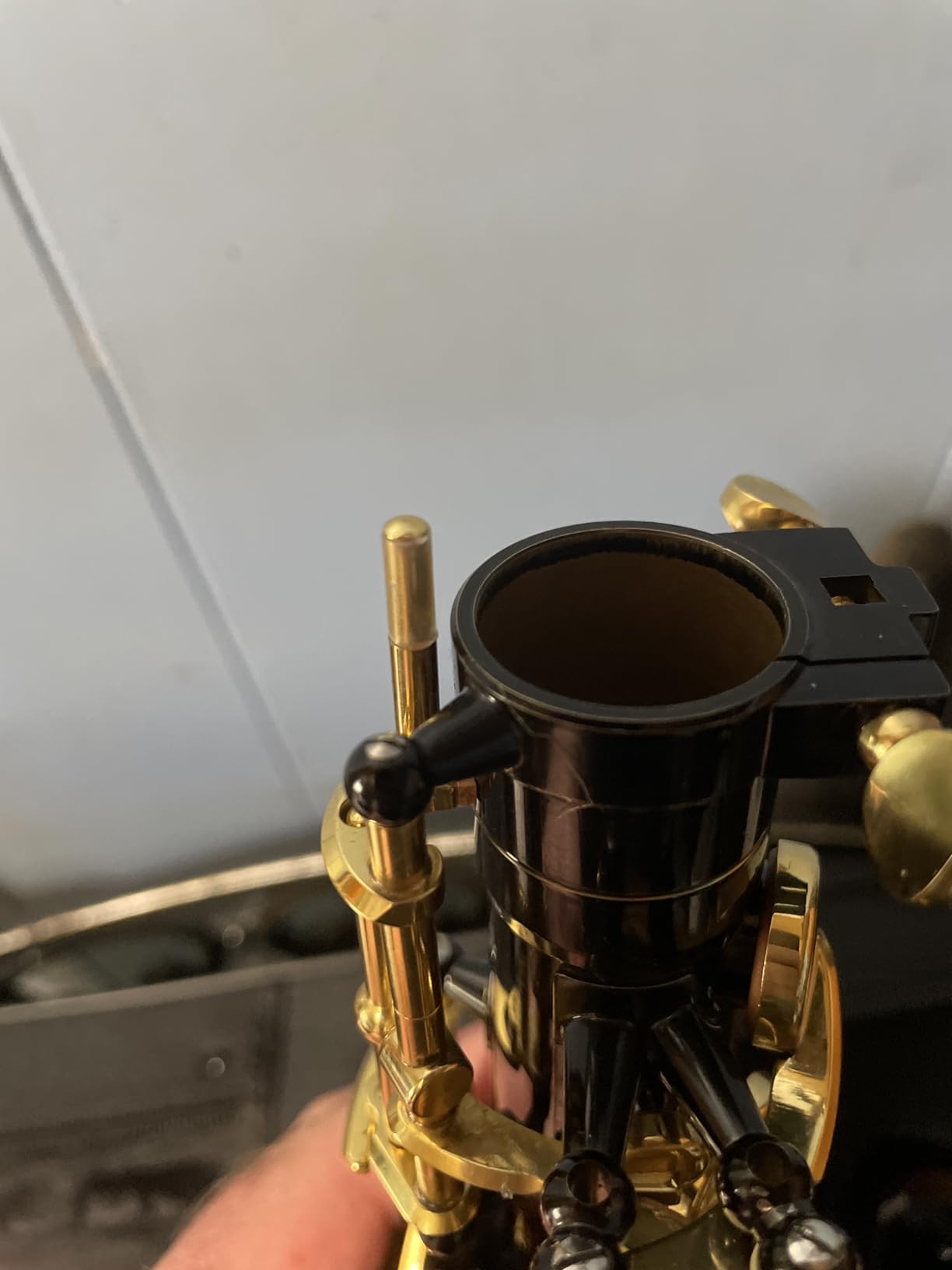 Glory Gold Laquer E Flat Alto Saxophone with 11 reeds, 8 Pads cushions, case, carekit customer photo 1