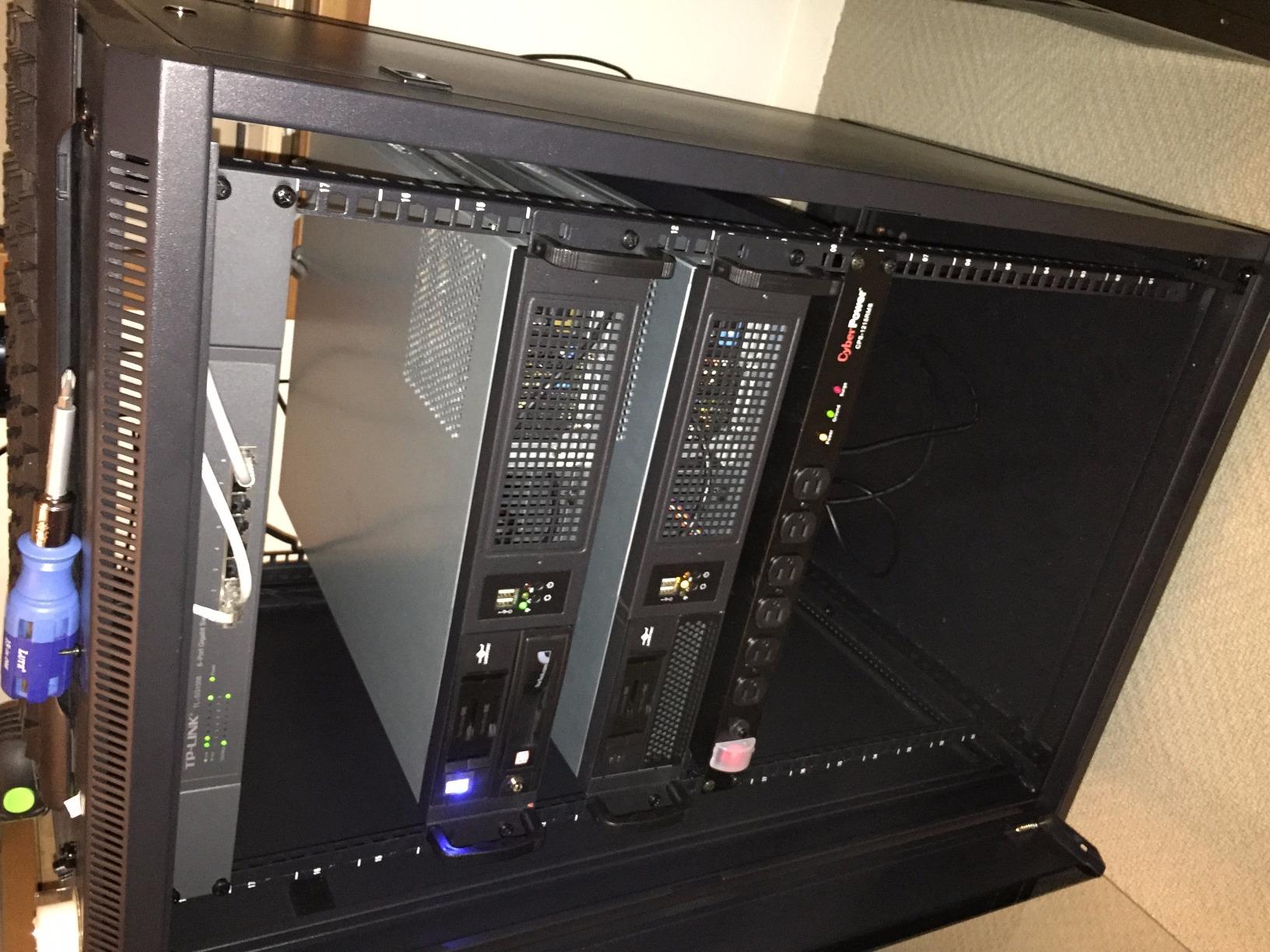 NavePoint 22U Server Cabinet Wall Mount Rack Enclosure with Caster Wheels, 2 Fans, Locking Glass Door, Removable Side Panels - 22U Network Cabinet 23.6