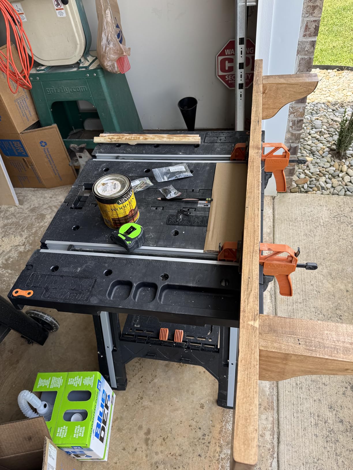 WORX Portable Folding Workbench, 2-in-1 Pegasus Table & Sawhorse, WX051 customer photo 2