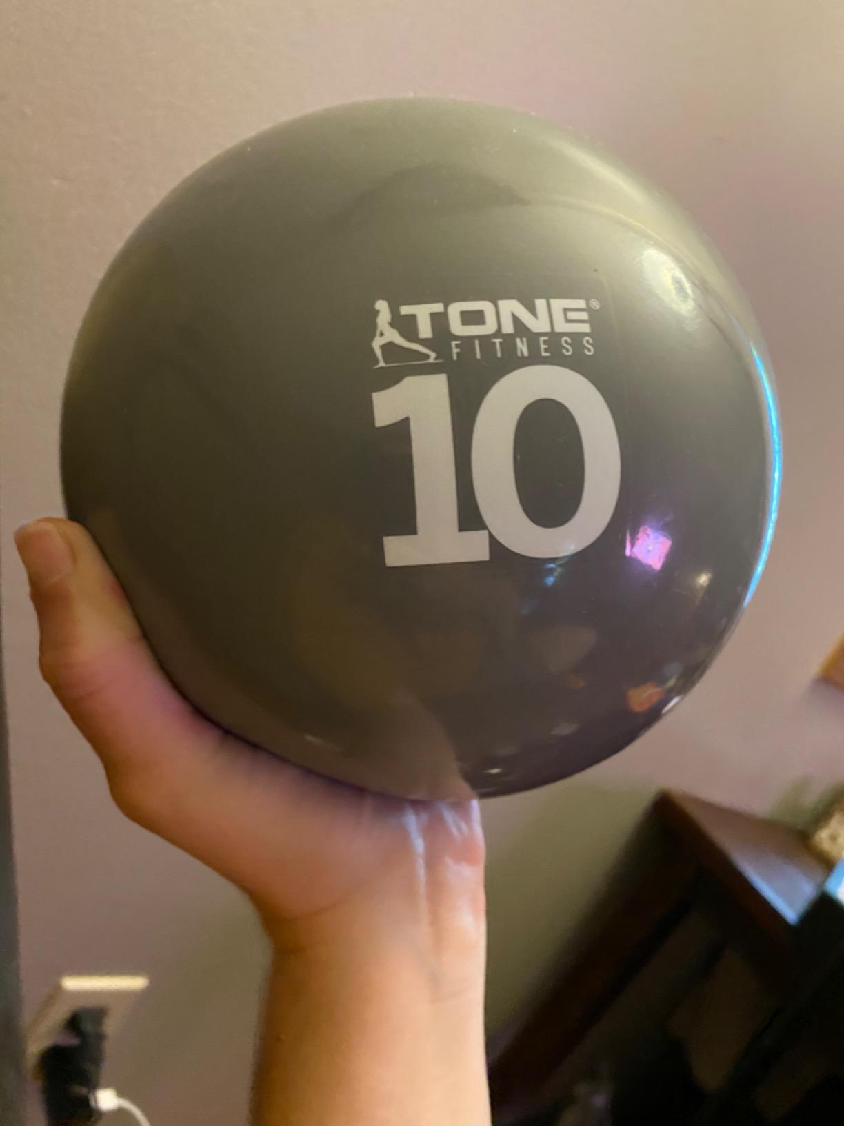 Tone Fitness Soft Weighted Toning Ball | Multiple Options customer photo 2