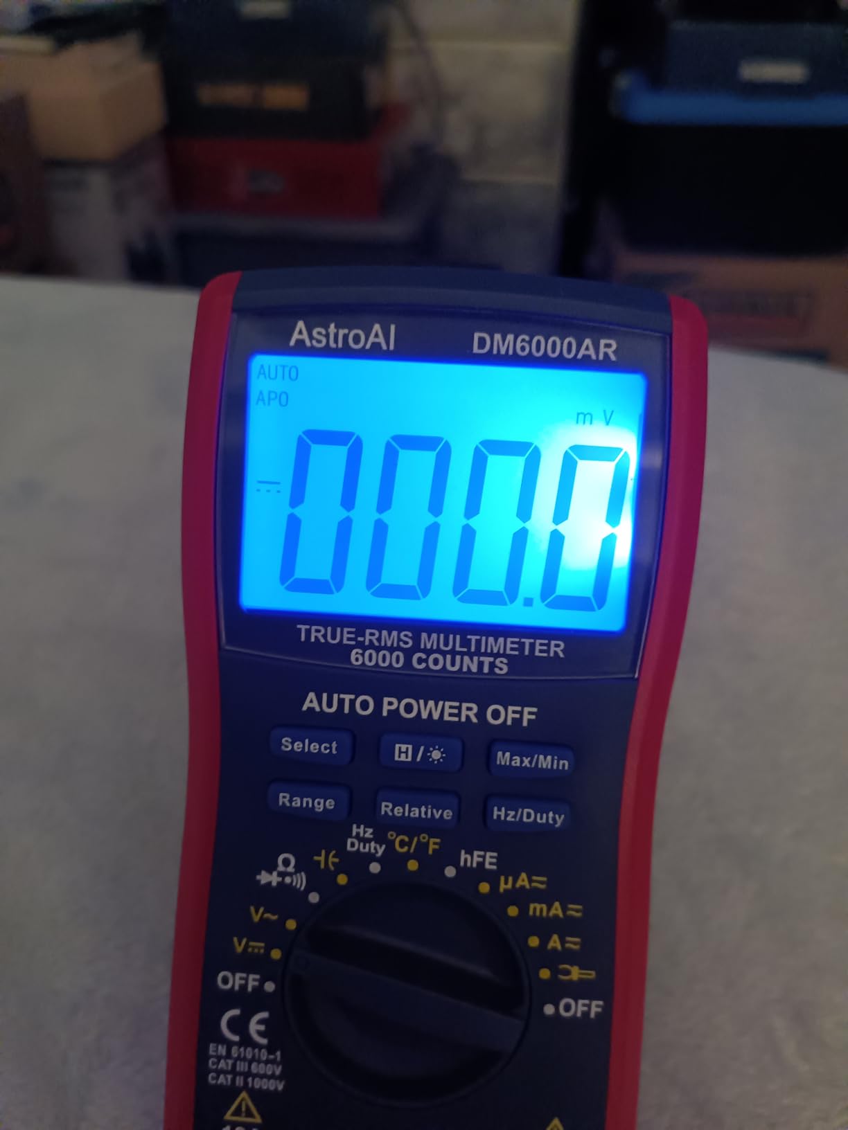 AstroAI Digital Multimeter, True RMS 6000 Counts Auto-Ranging Volt Meter for Automotive & Home Electrical Troubleshooting, AC/DC Voltage Current Resistance Continuity Capacitance Temperature Tester customer photo 2