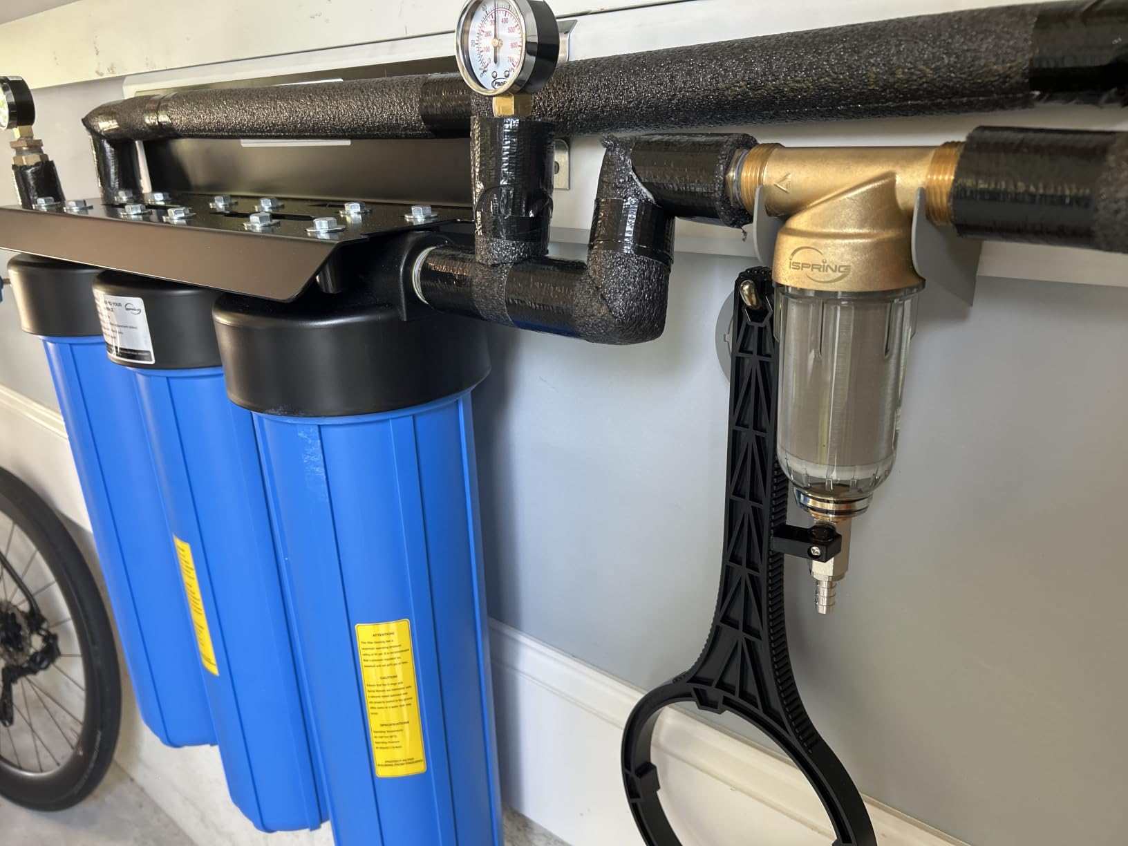 iSpring WSP-50 Spin Down Sediment Filter, Whole House Prefilter, 50 Micron customer photo 2