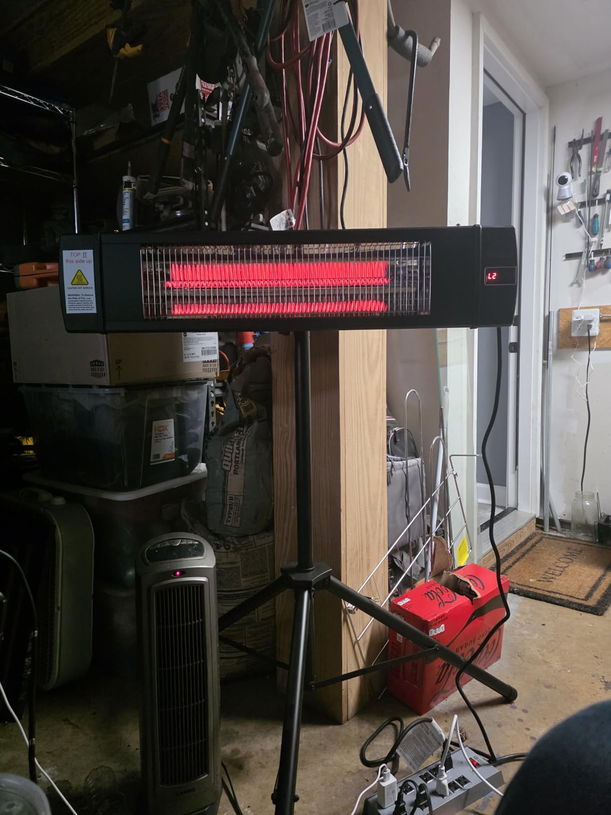 DR. INFRARED HEATER Portable Infrared Indoor and Outdoor Space Heater for Patio, Garage, Commercial & Residential With Remote Control, Without Thermostat customer photo 1
