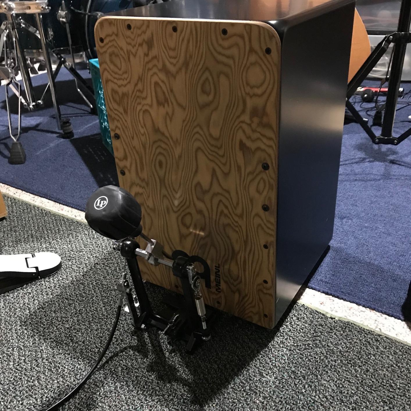 Meinl Pickup Cajon Box Drum with Internal Strings for Snare Effect - NOT MADE IN CHINA - Makah Burl Frontplate / Baltic Birch Body, Woodcraft Professional, 2-YEAR WARRANTY (PWCP100MB) customer photo 1