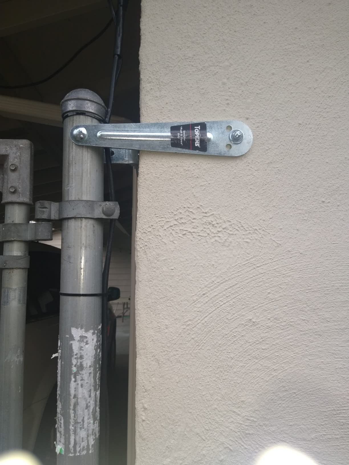 TOPENS PW502 Automatic Gate Opener for Medium Duty Dual Swing Gates Up to 16ft per Arm, AC Powered Solar Compatible customer photo 2