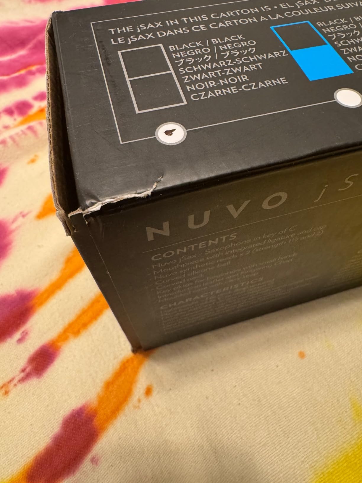 Nuvo jSax Beginner Saxophone, (Black/Green) customer photo 1
