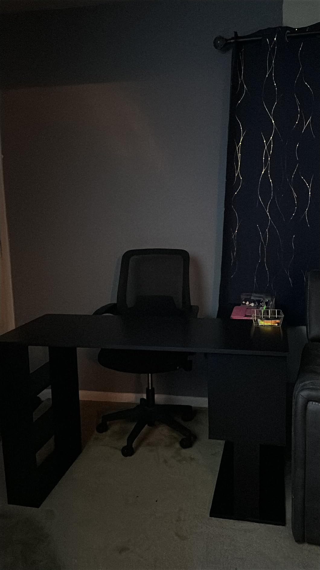 HOMCOM 47 Inch L Shaped Desk, Home Office Table, 360 Degree Rotating, White | Corner Computer Desk, with Storage Shelves, Writing Table Workstation customer photo 2