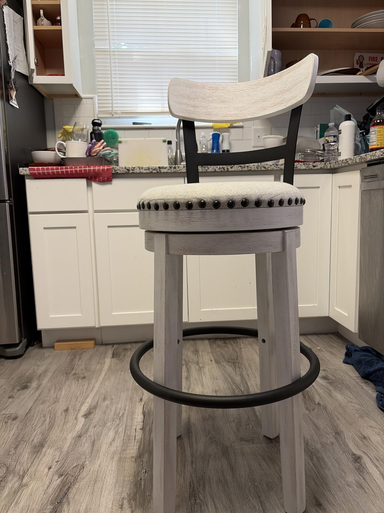 Signature Design by Ashley Valebeck Counter Height Bar Stool, Brown customer photo 2