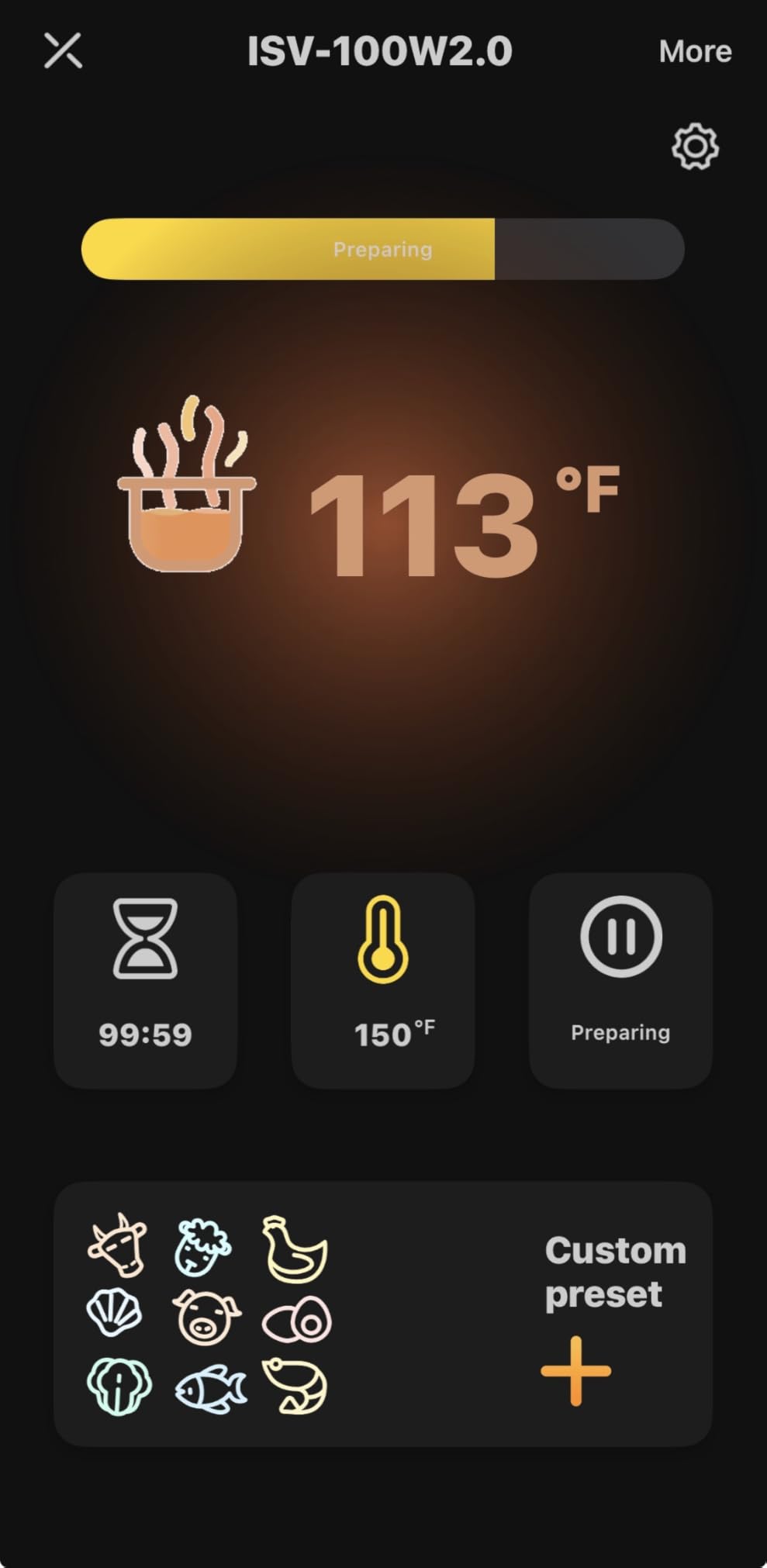 NKBIRD WIFI Sous Vide Cooker ISV-100W, 1000 Watts Fast-Heating W/Free APP,Sous Vide Machine Immersion Circulator w/ 14 Free Preset Recipes, Thermal Immersion w/Smart Timer, Calibration Function customer photo 2