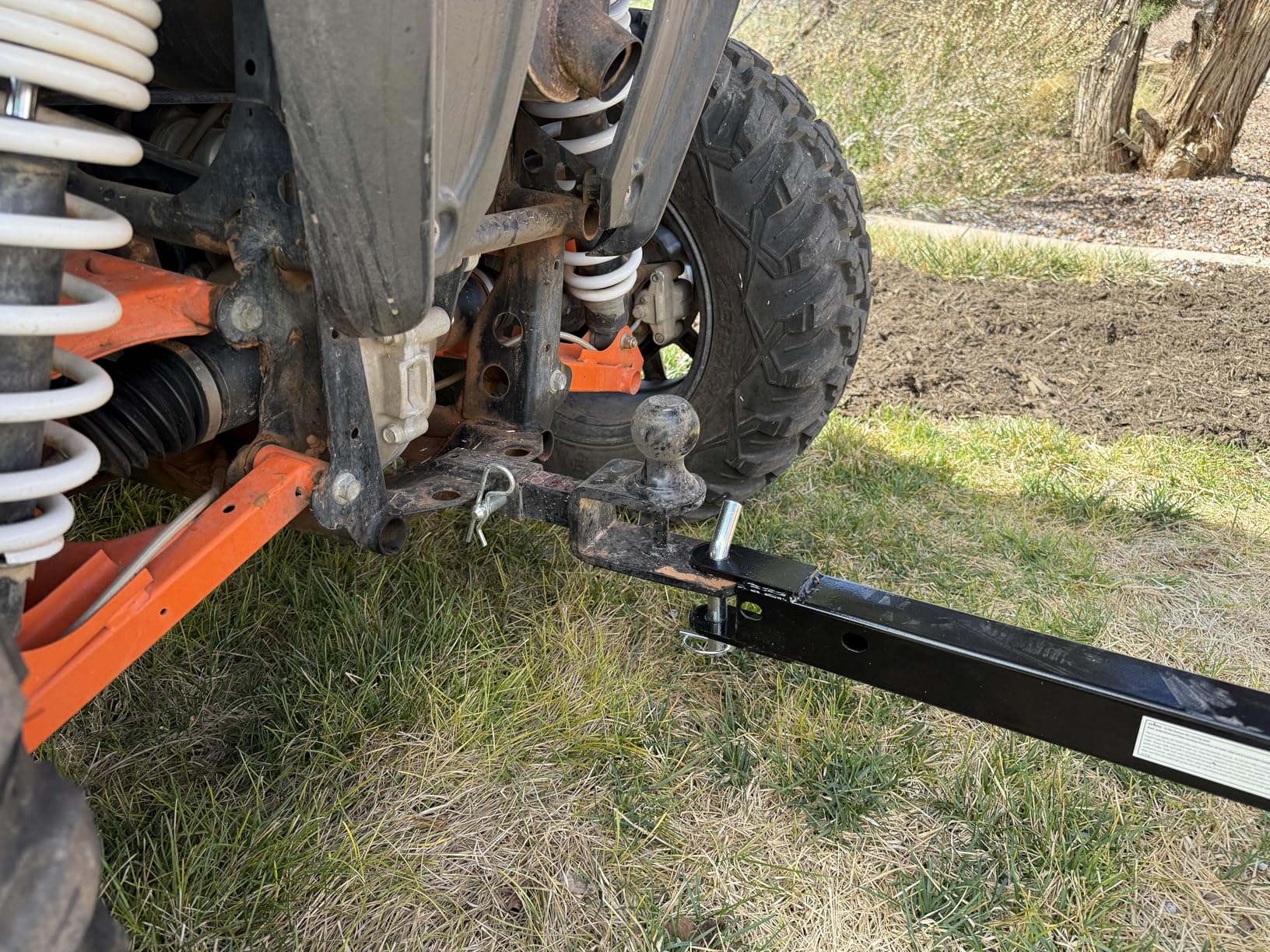 Impact IMPLEMENTS 1500lb ATV/UTV/Tractor Trailer with Solid Steel Floor, Aggressive Tires, & Pivoting Tongue customer photo 2
