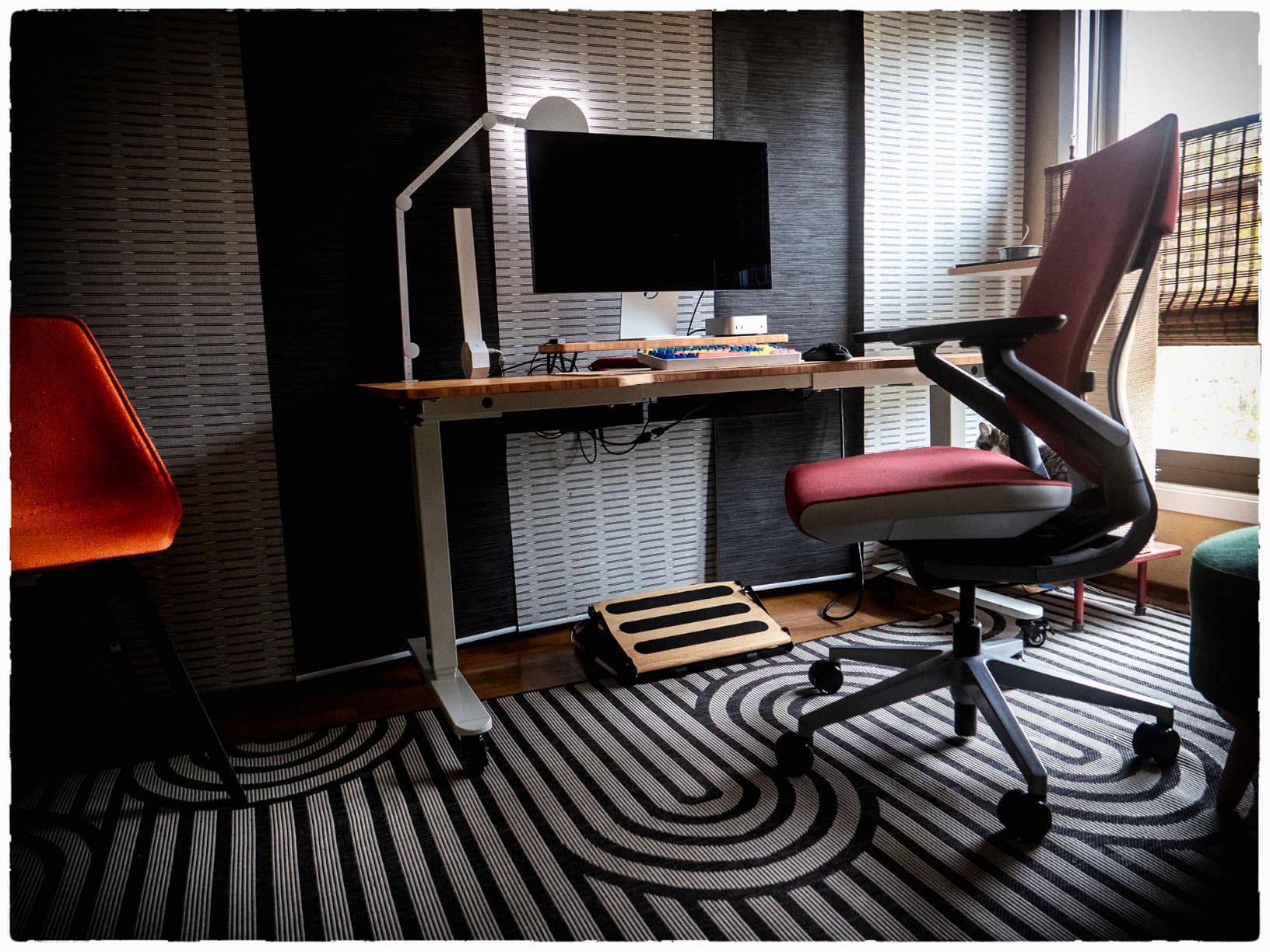 VIVO Heavy Duty Dual Motor Electric Sit Stand Desk Frame, 220 lbs Capacity up to 77