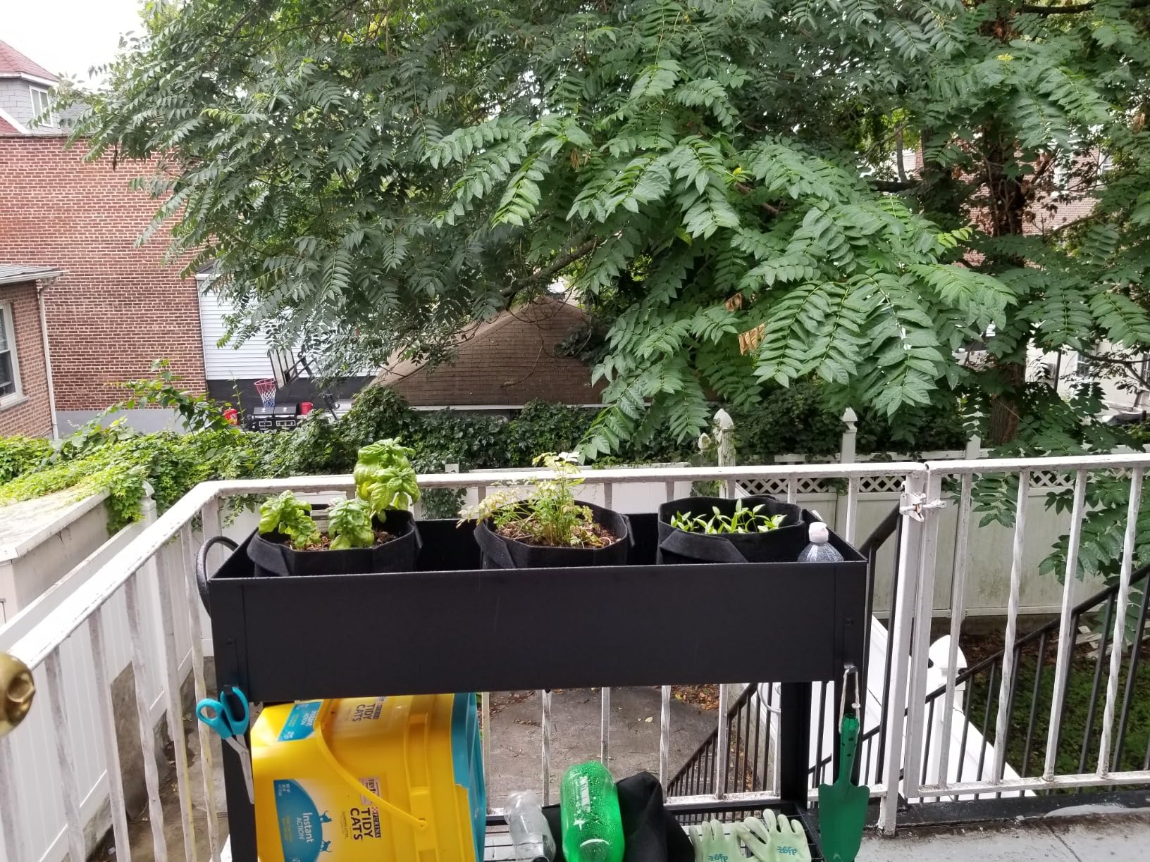 aboxoo Large Raised Metal Planter Bed with Legs, 40