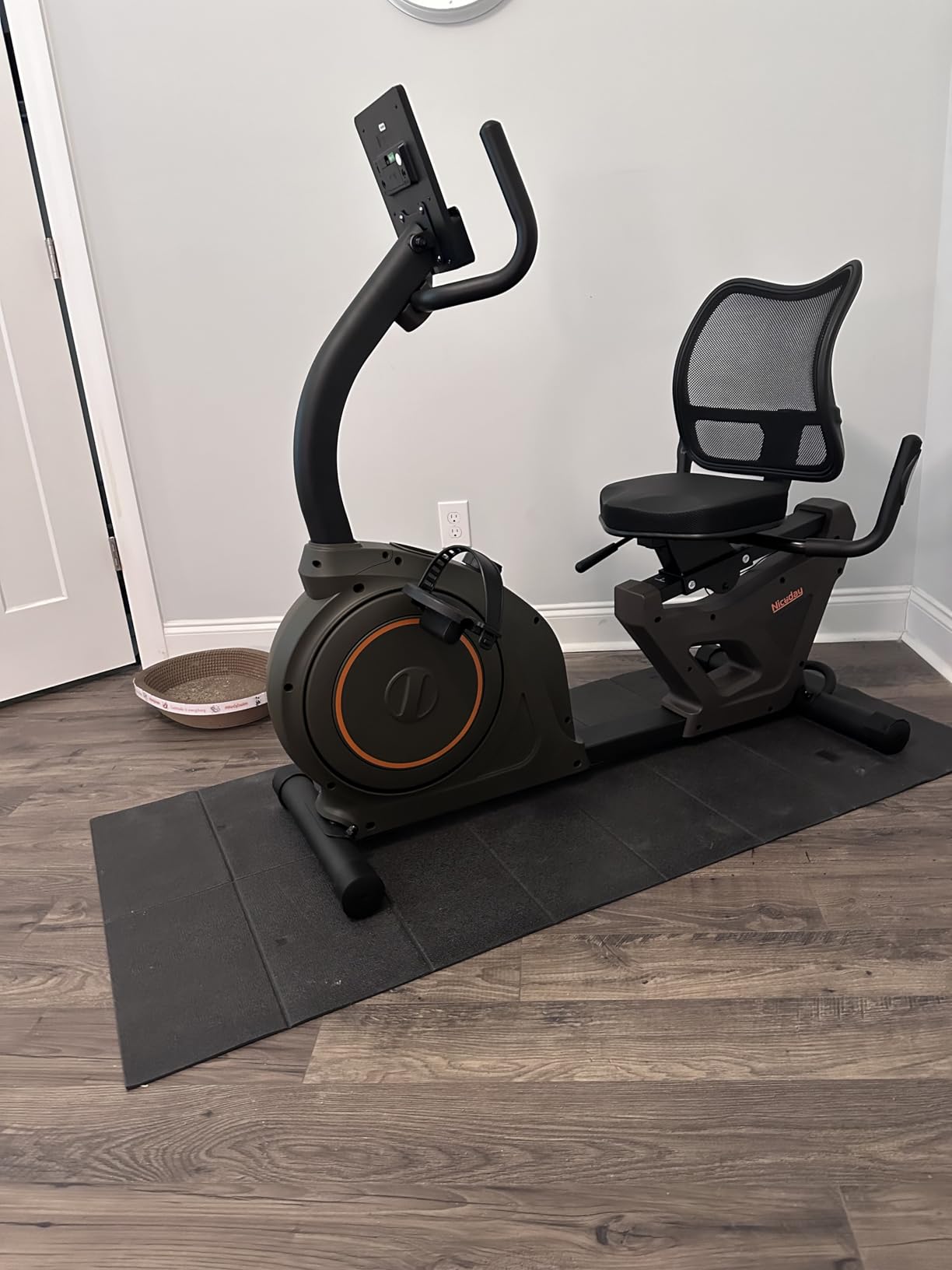 Niceday Recumbent Exercise Bike for Home Stationary Bike with APP Training customer photo 2