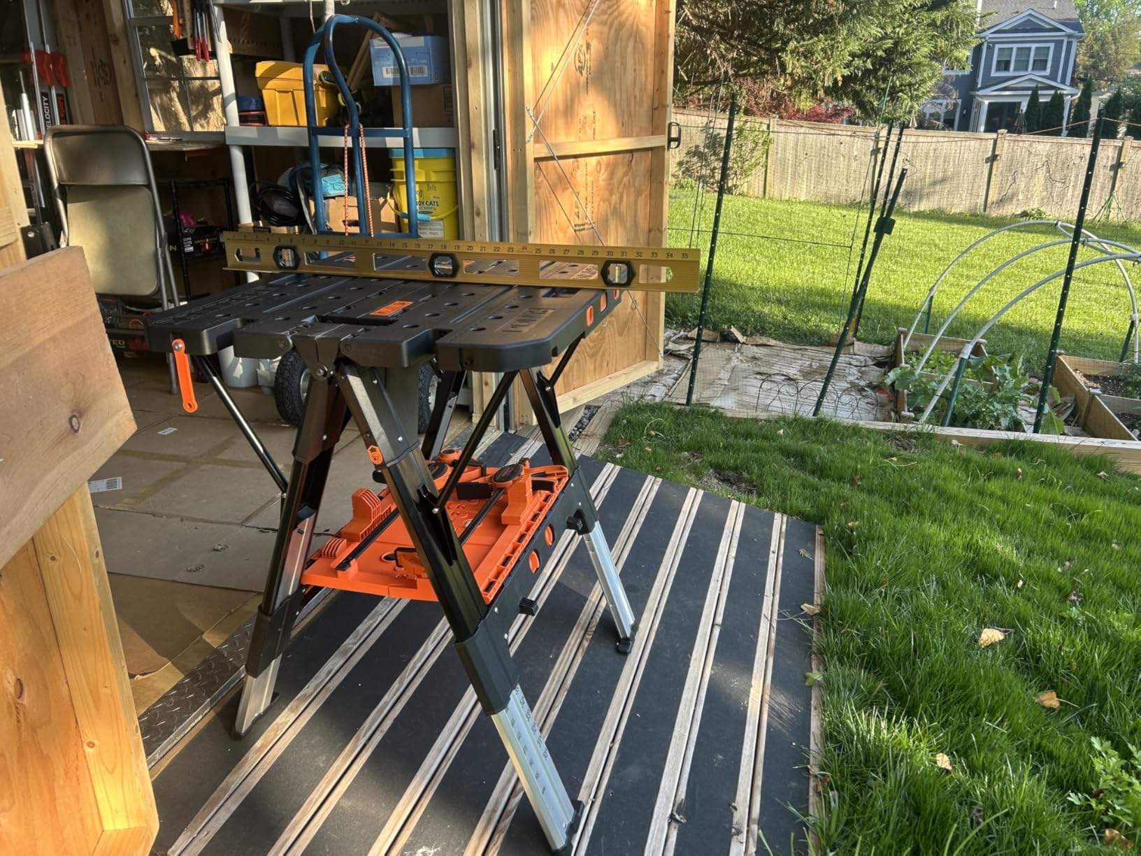 Pony Portable Folding Work Table, Workbench & Sawhorse customer photo 1