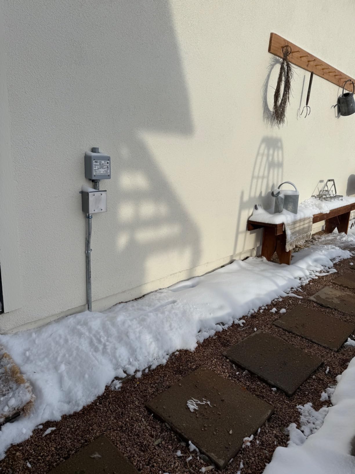 120 Sqft Embedded Heated Driveway System | 240V, 37 Watts per Sqft, Single-Circuit Heated Outdoor Snow Melting Mat Kit with Automatic Temperature/Moisture Activator customer photo 1
