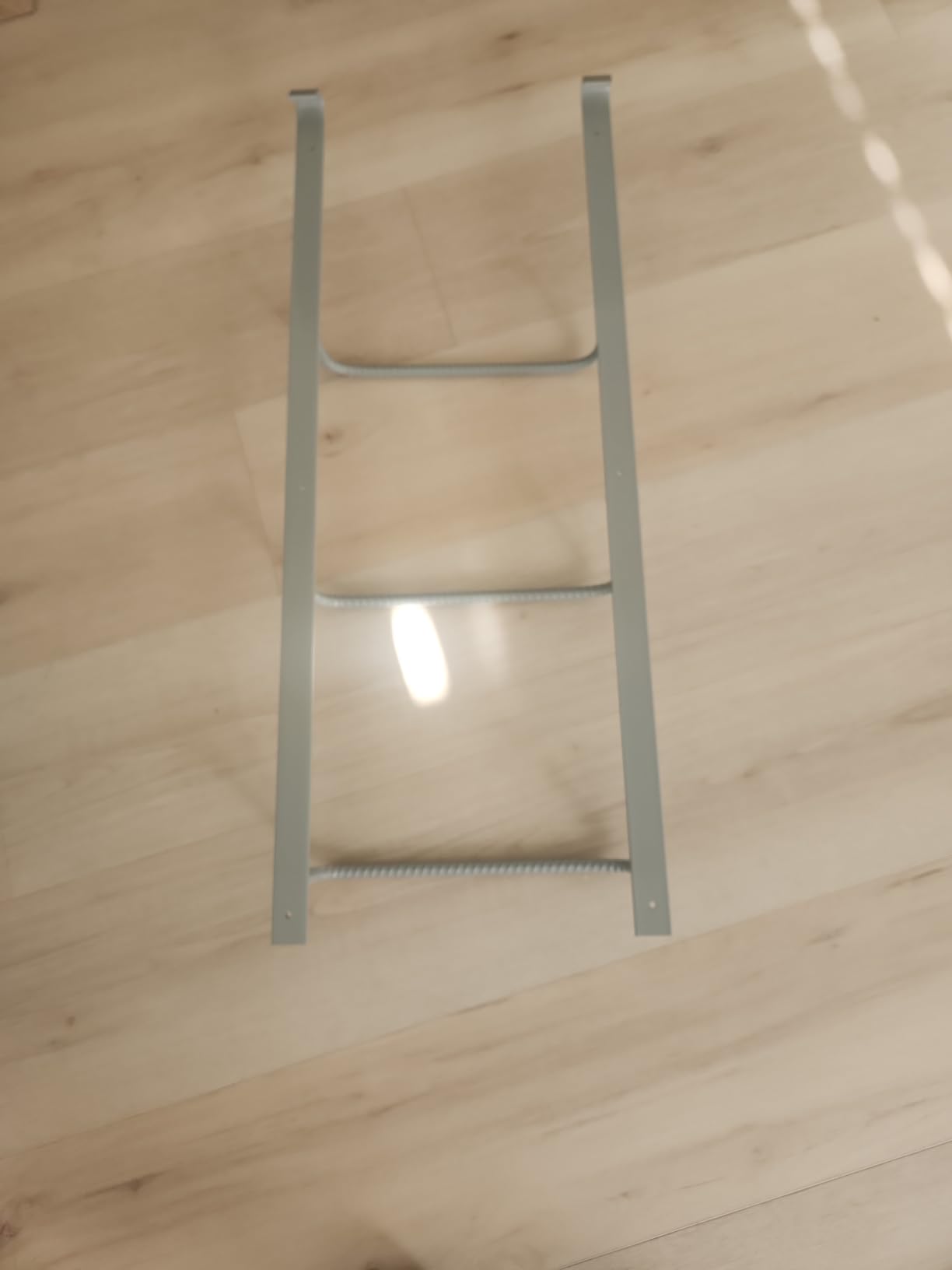 Window Well Steel Ladder for Basement Windows (White, 4-Rung) | Heavy Duty Bolt-On Egress Ladder for Home Wall Mounted Egress Window Well Ladders, Powder Coated Steel Escape Ladders customer photo 1