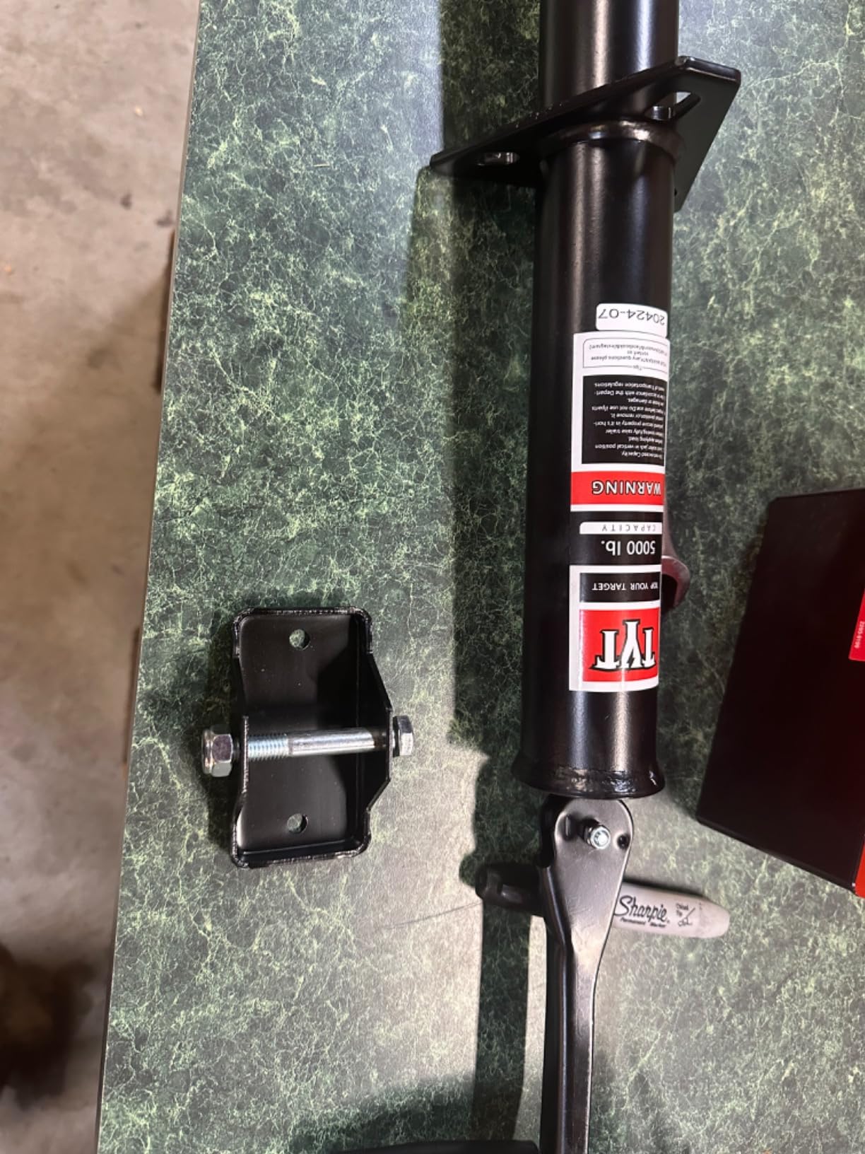 TYT Heavy Duty 5000lbs A-Frame Trailer Jack with 15