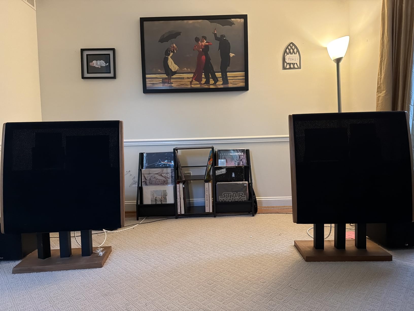 Record Player Stand with Vinyl Storage, Record Player Table with Vinyl Record Storage Up to 280 Albums, Turntable Stand with Record Holder Display Shelf, Record Cabinet for Media Stereo Audio customer photo 1