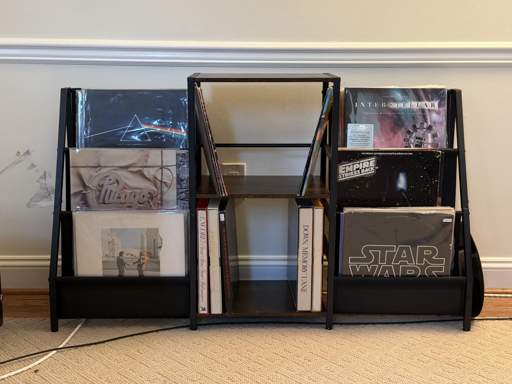 Record Player Stand with Vinyl Storage, Record Player Table with Vinyl Record Storage Up to 280 Albums, Turntable Stand with Record Holder Display Shelf, Record Cabinet for Media Stereo Audio customer photo 2