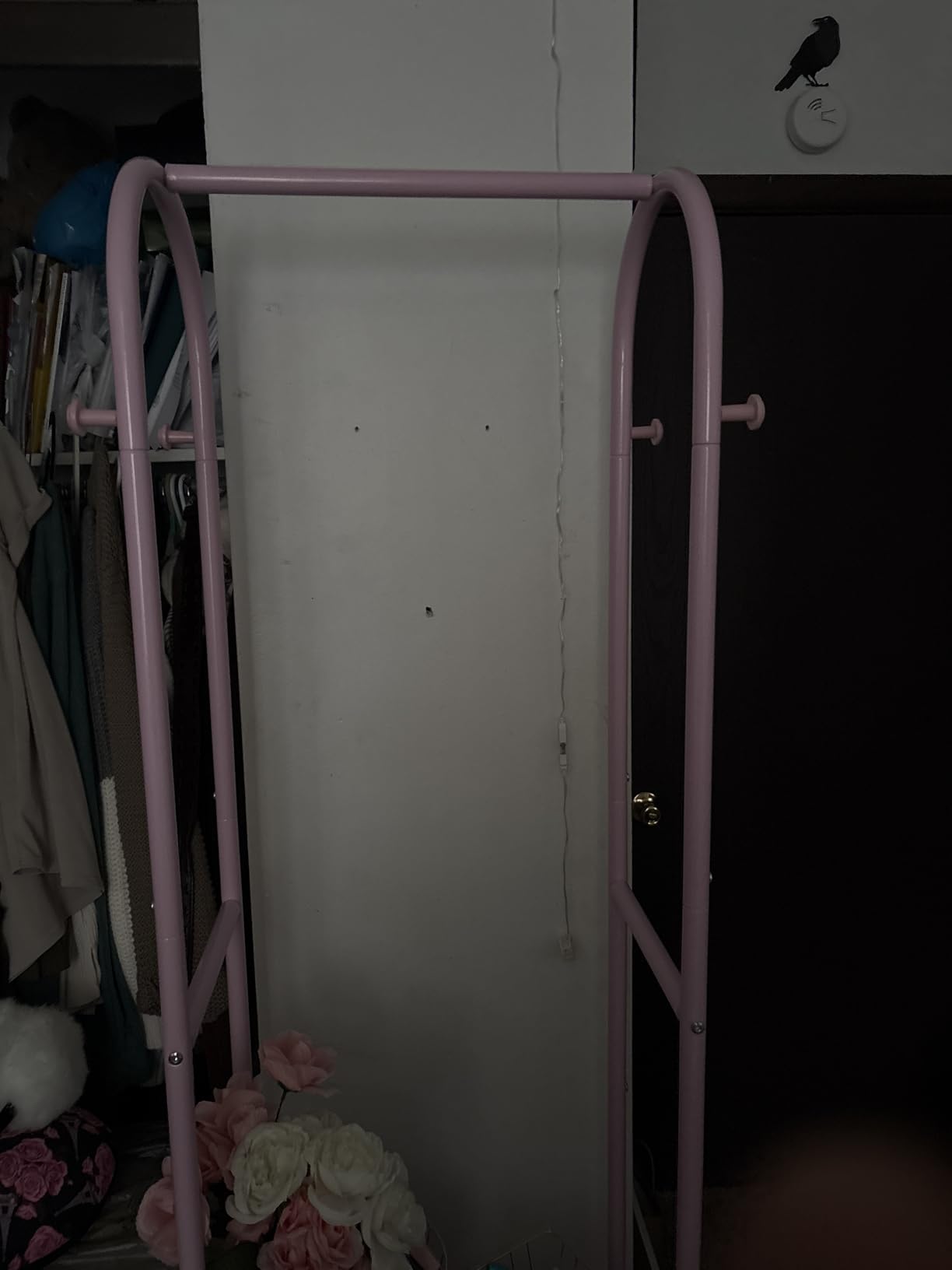 Kaitiemoo Clothing Rack, Mobile Garment Rack with Wheels & 3 Shelves, Black customer photo 2