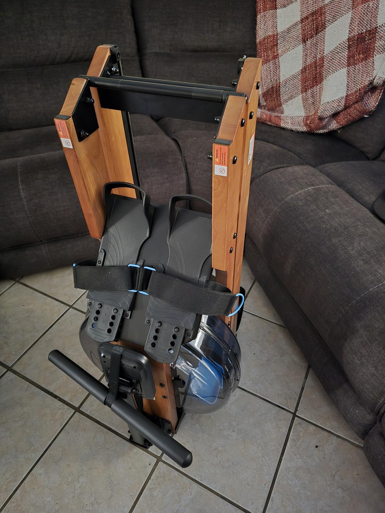 Merach R280 Water Rowing Machine, Foldable & Space-Saving, 400lbs Capacity customer photo 2