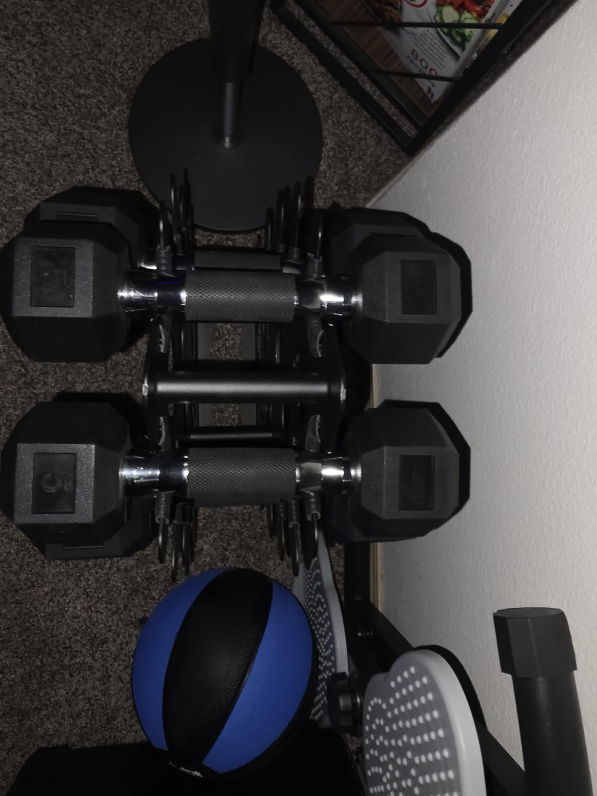 4 Tier Dumbbell Rack, Weight Rack For Home Gym, Dumbbell Stand for Free Weights customer photo 1