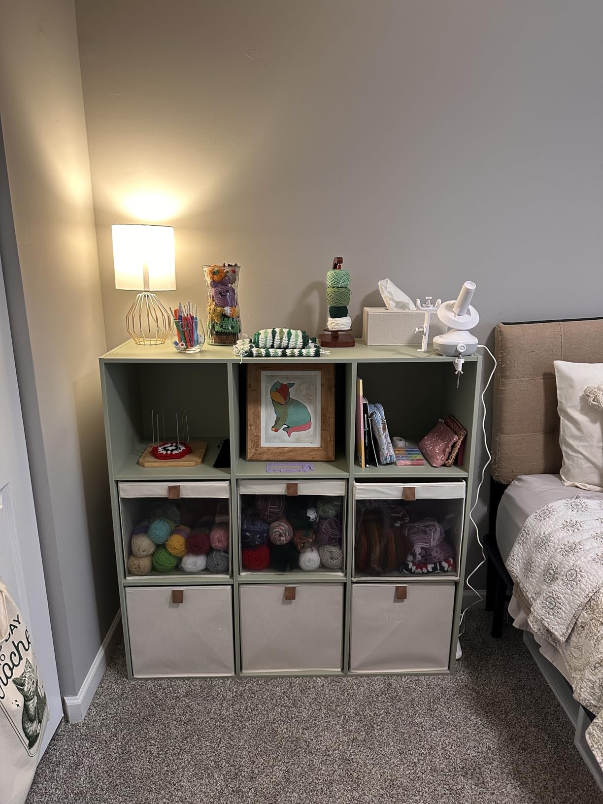 Best Choice Products Kids Bookcase 6-Cube Storage Organizer, 11in Shelf Opening, Bookshelf, Toy Storage, Customizable w/ 3 Removable Back Panels - Sage customer photo 2