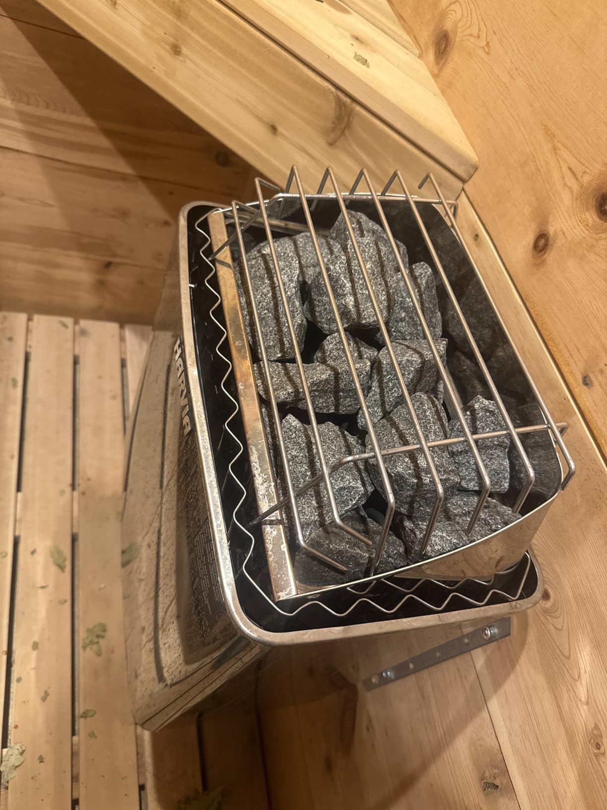 Harvia KIP80B, KIP Series, 8kW Sauna Heater, Built-in Controls(Sauna Stones Included) customer photo 2
