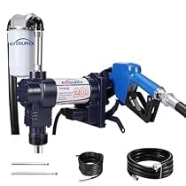 Gas & Diesel Fuel Transfer Pump 12V 20GPM | Heavy Duty Gas Transfer Pump, Explosion-Proof 12 Volt Transfer Pump Kit with Auto Nozzle, Hose & Filter for Transfer Tank customer photo 1