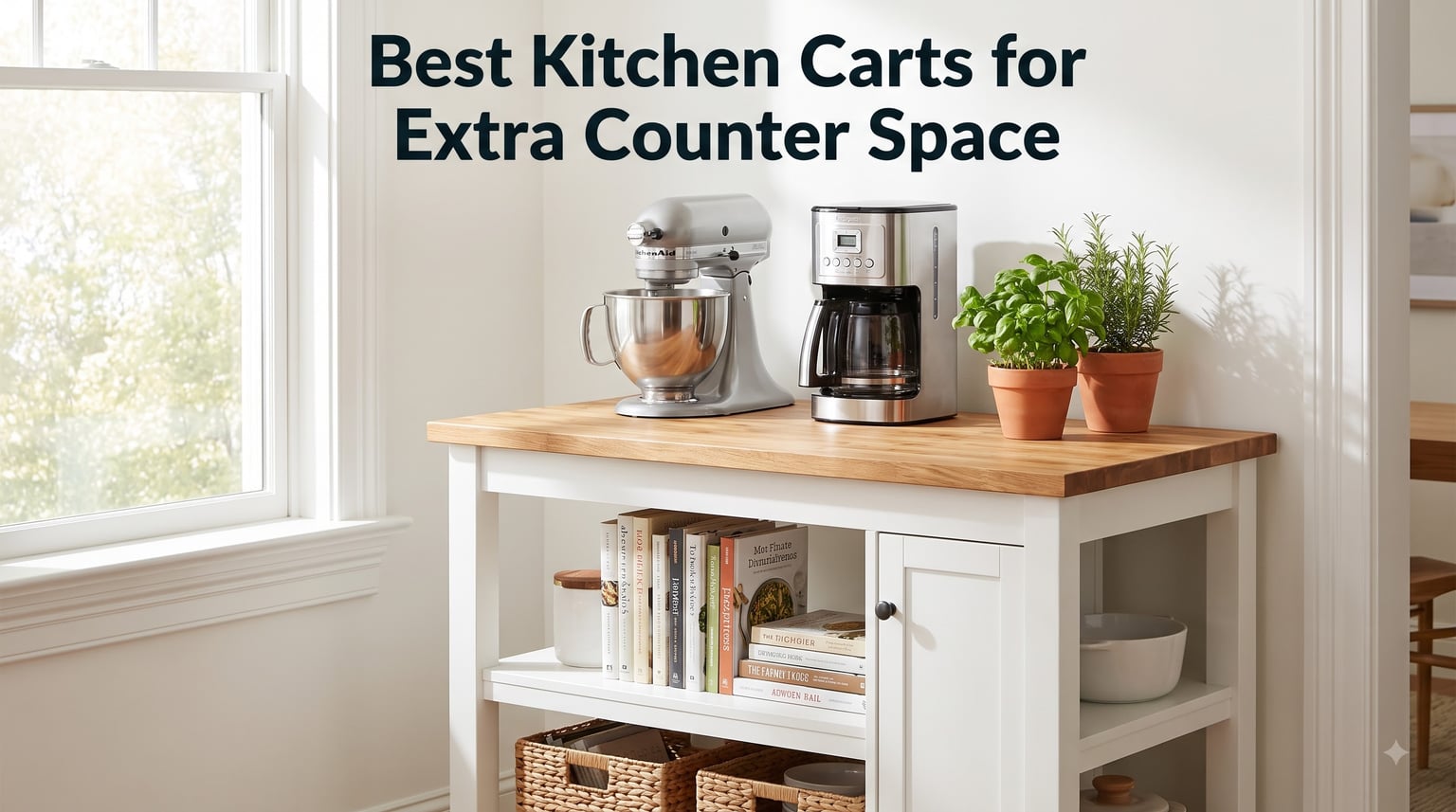 Best Kitchen Carts for Extra Counter Space