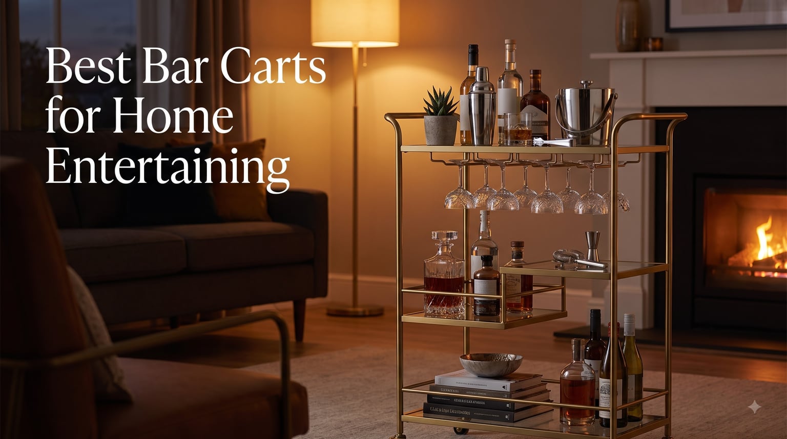 Best Bar Carts for Home Entertaining