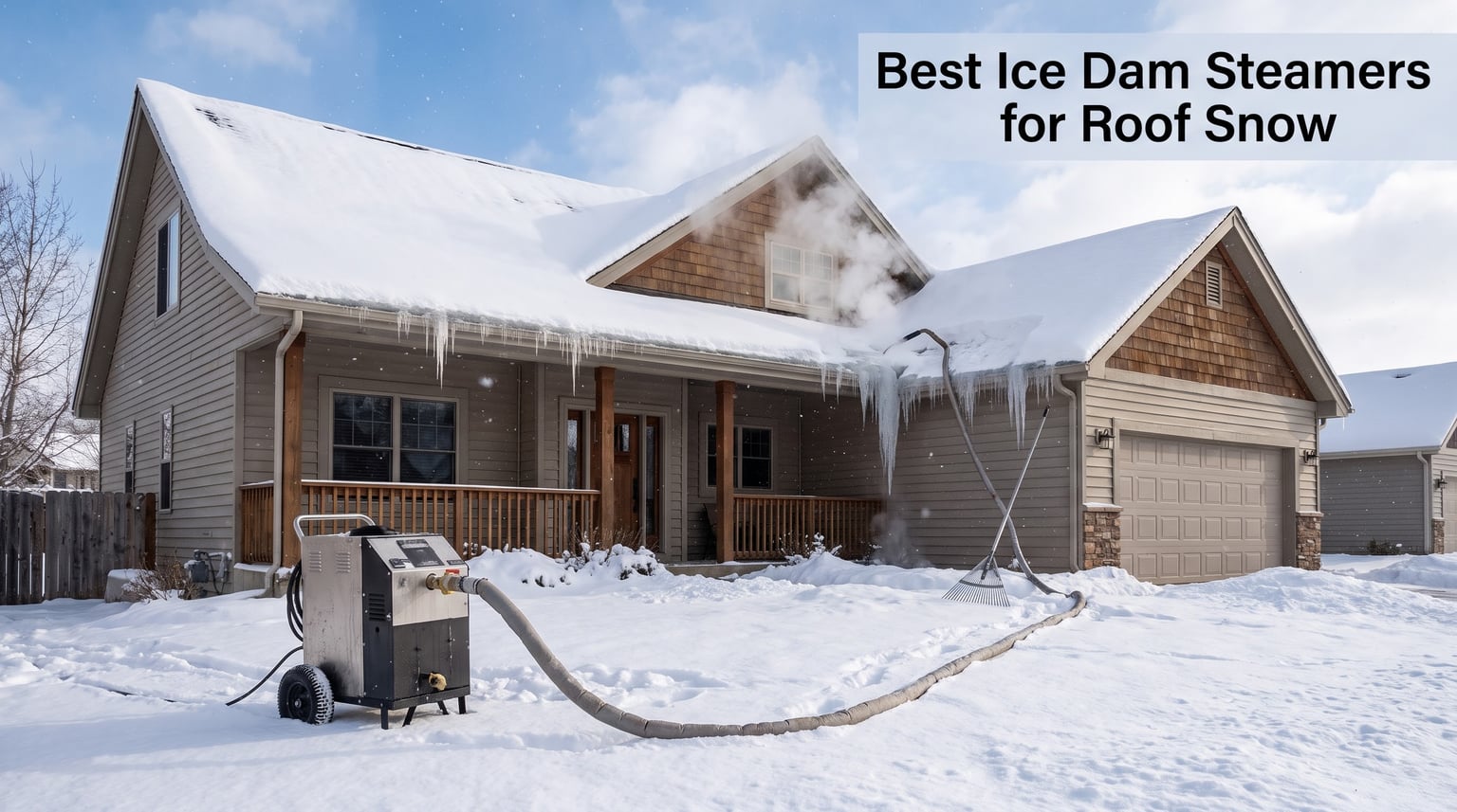 Best Ice Dam Steamers for Roof Snow