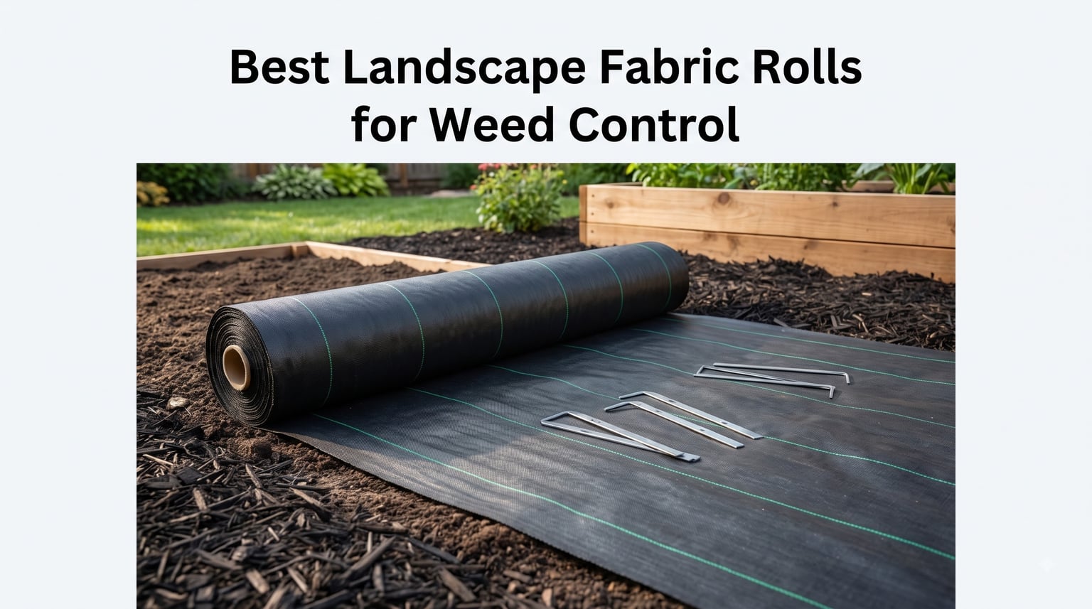 Best Landscape Fabric Rolls for Weed Control