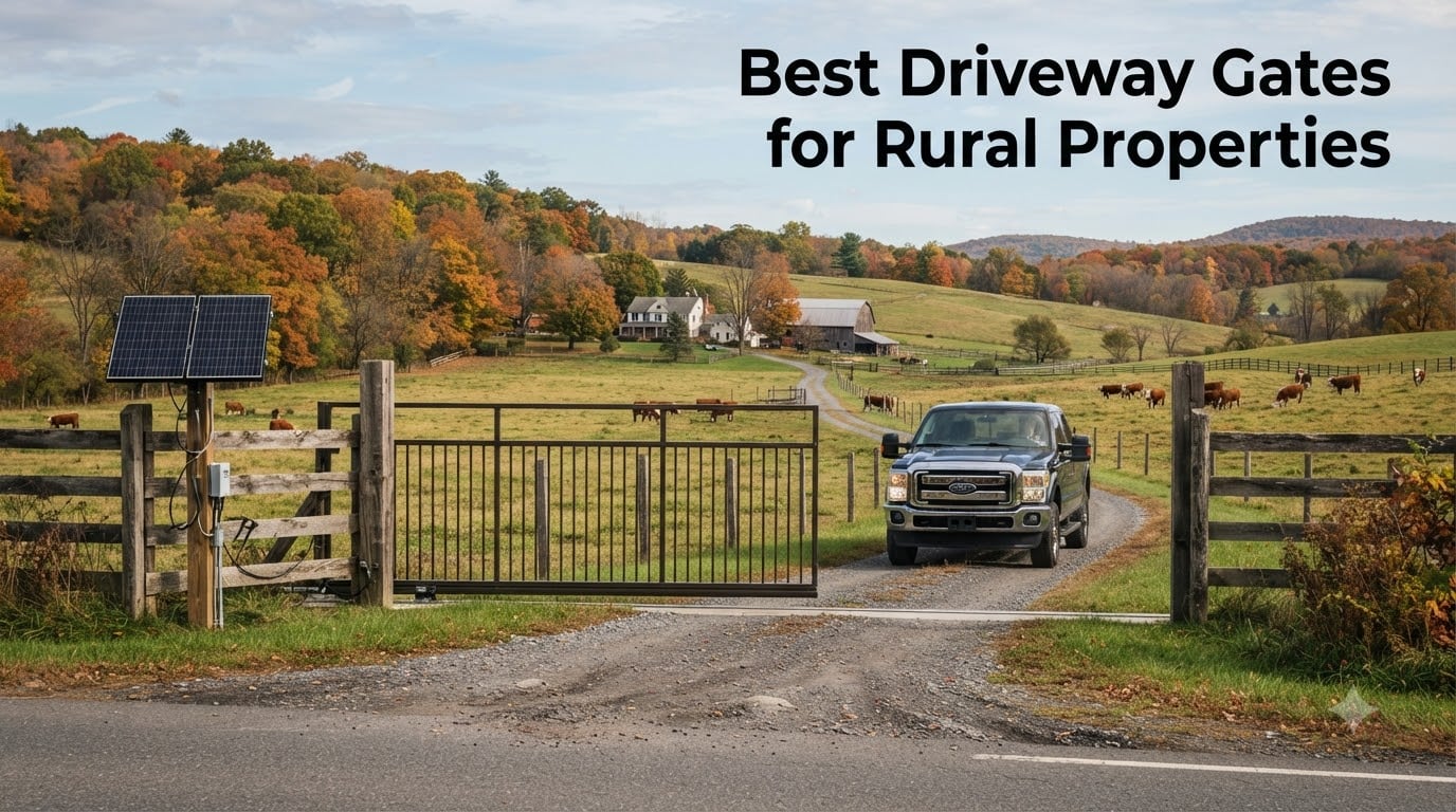 Best Driveway Gates for Rural Properties