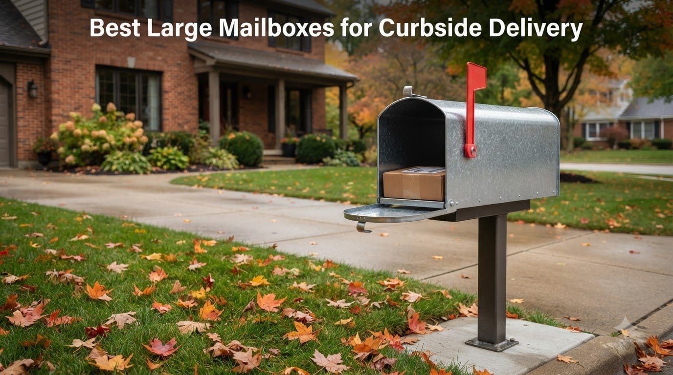 Best Large Mailboxes for Curbside Delivery