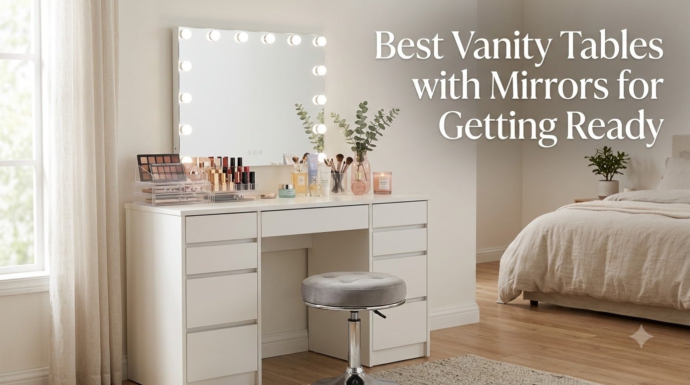 Best Vanity Tables with Mirrors for Getting Ready