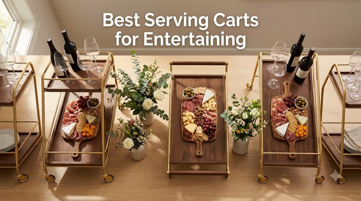 Best Serving Carts for Entertaining