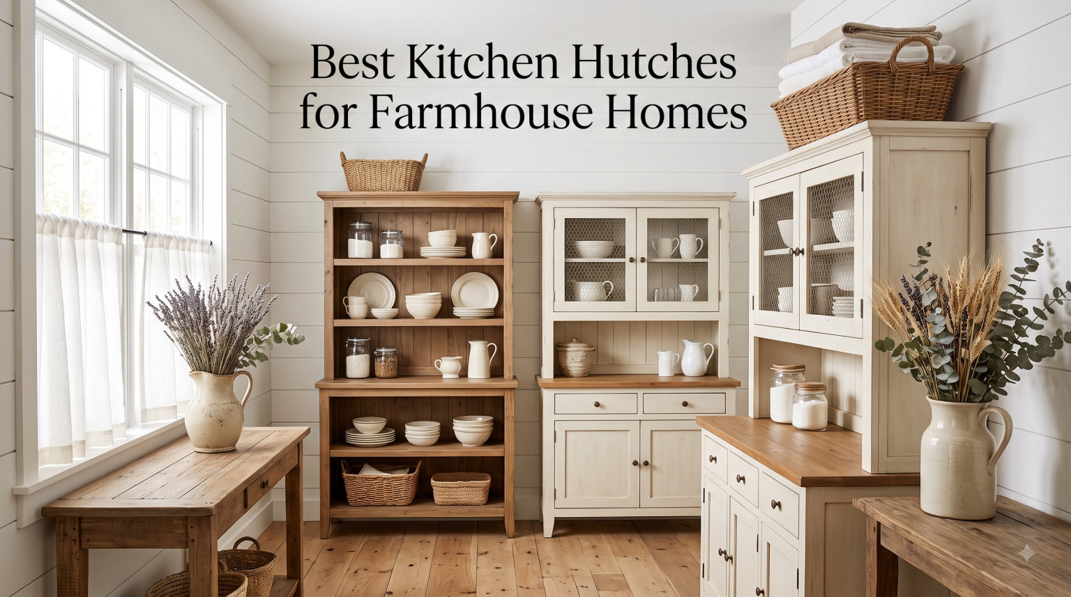 Best Kitchen Hutches for Farmhouse Homes