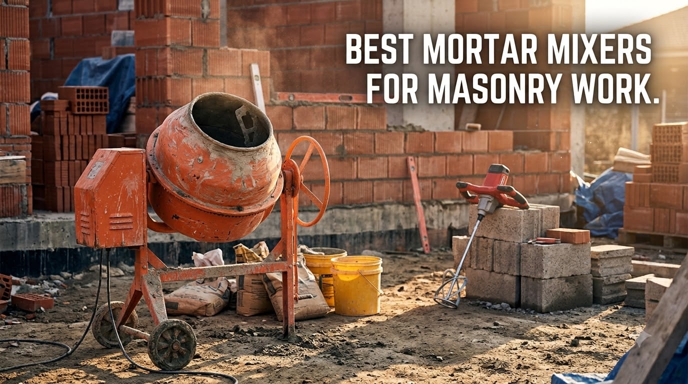 Best Mortar Mixers for Masonry Work