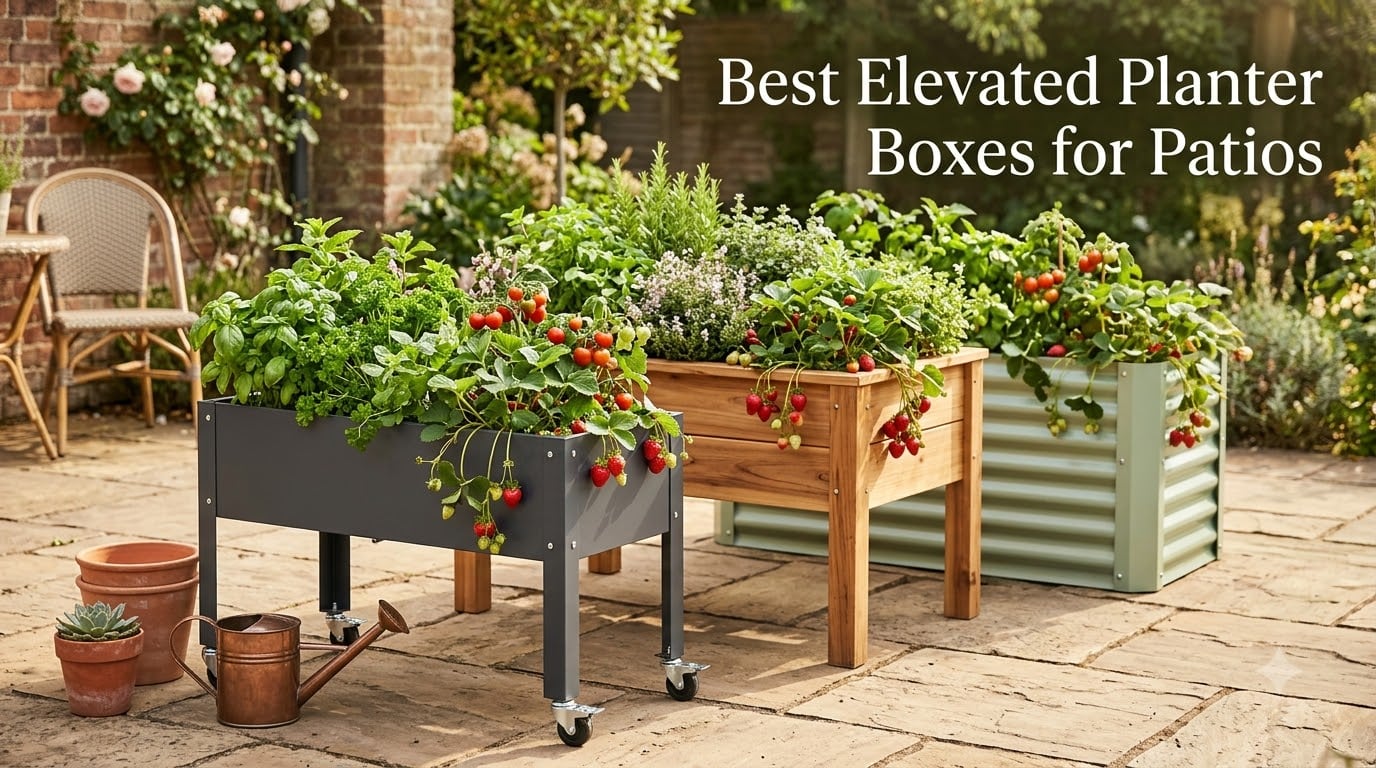 Best Elevated Planter Boxes for Patios