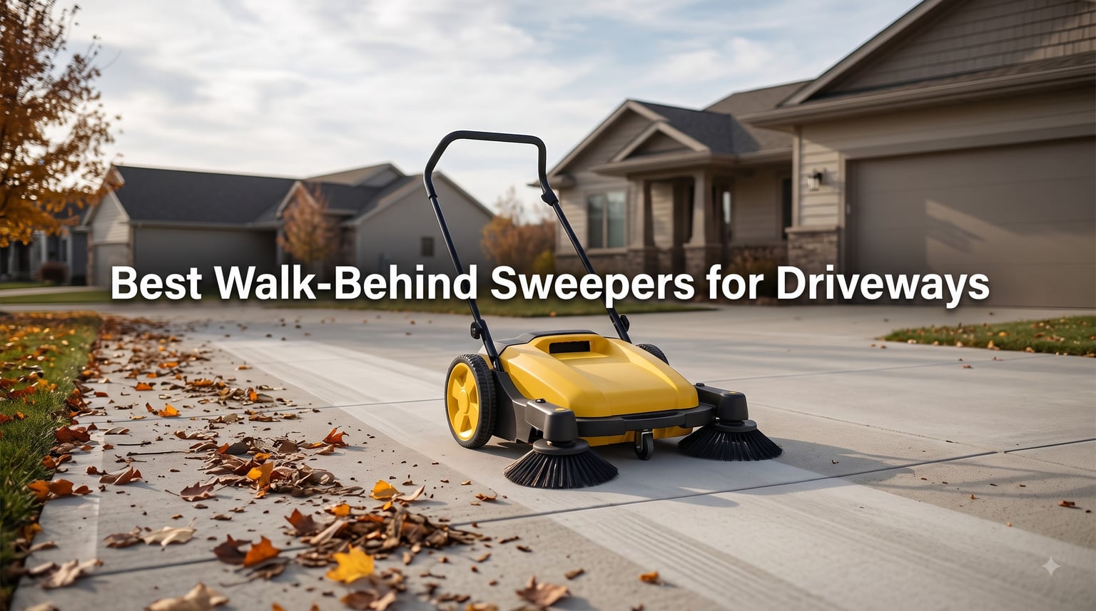 Best Walk-Behind Sweepers for Driveways