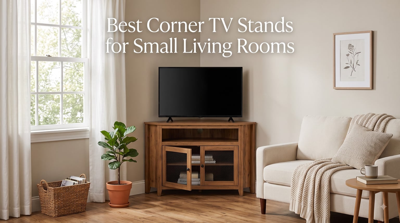 Best Corner TV Stands for Small Living Rooms