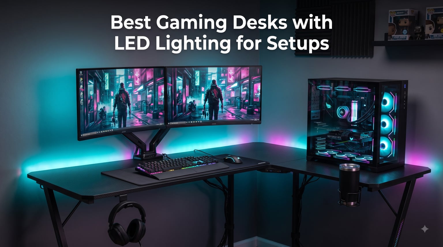 Best Gaming Desks with LED Lighting for Setups