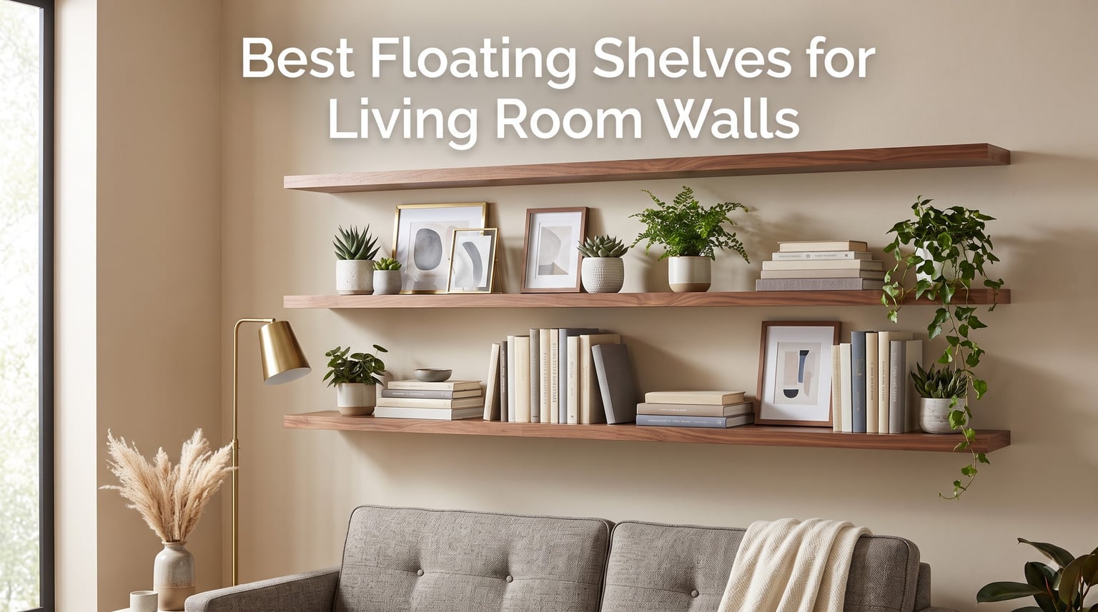 Best Floating Shelves for Living Room Walls